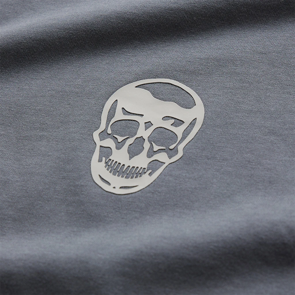 Skull Tee - Faded Blue 3 Skull Tee - Faded Blue - Image 3