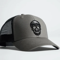 Gymreapers Trucker Hat - Gray -Gym Power Wear trucker hat gray