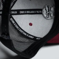 Gymreapers Trucker Hat - Maroon -Gym Power Wear trucker hat maroon inside
