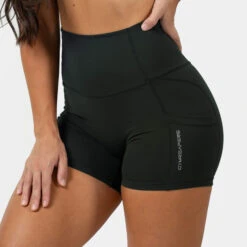 Victory Shorts - Forest Green -Gym Power Wear victory shorts gr side