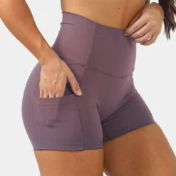 Victory Shorts - Orchid -Gym Power Wear victory shorts orchid pocket