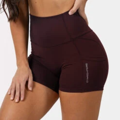 Victory Shorts - Wine -Gym Power Wear victory shorts wine side