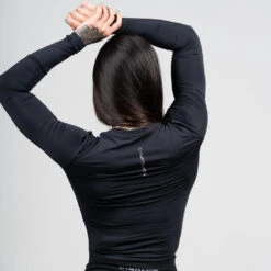 Women's Performance Long Sleeve 8 Women's Performance Long Sleeve -Gym Power Wear womens performance long sleeve black side